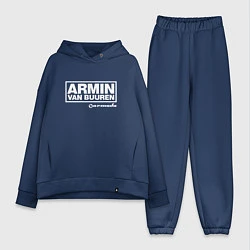Женский костюм оверсайз Armin van Buuren, цвет: тёмно-синий
