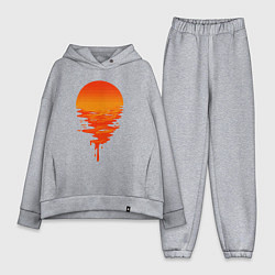 Женский костюм оверсайз Sunset