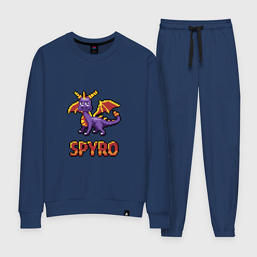 Женский костюм Spyro: 8 bit / Тёмно-синий – фото 1
