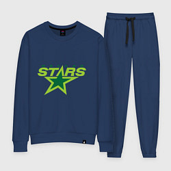 Костюм хлопковый женский Dallas Stars, цвет: тёмно-синий