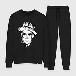 Костюм хлопковый женский Маяковский, цвет: черный
