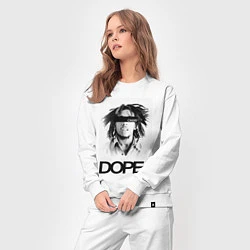 Костюм хлопковый женский Bob Marley Dope, цвет: белый — фото 2