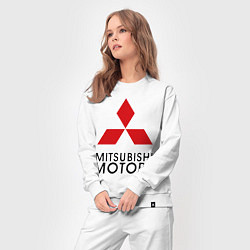 Костюм хлопковый женский Mitsubishi, цвет: белый — фото 2