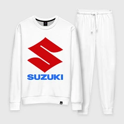 Костюм хлопковый женский Suzuki, цвет: белый