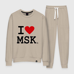 Женский костюм I love MSK