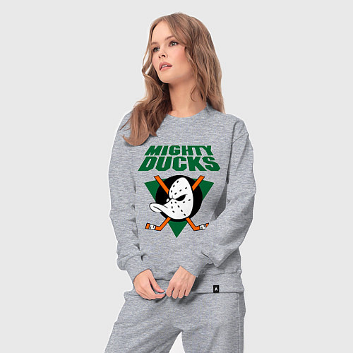 Женский костюм Anaheim Mighty Ducks / Меланж – фото 3