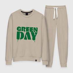 Костюм хлопковый женский Green Day, цвет: миндальный