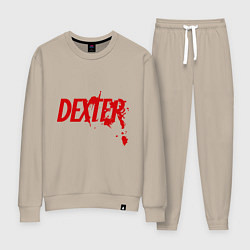 Костюм хлопковый женский Dexter Blood, цвет: миндальный