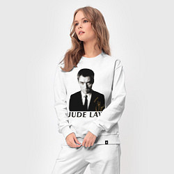Костюм хлопковый женский Jude Law, цвет: белый — фото 2