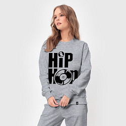 Костюм хлопковый женский Hip-Hop, цвет: меланж — фото 2