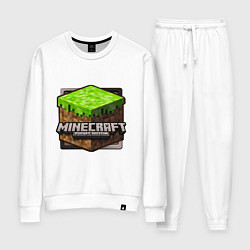 Костюм хлопковый женский Minecraft: Pocket Edition, цвет: белый