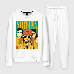 Костюм хлопковый женский Nirvana, цвет: белый