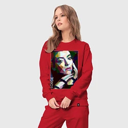 Костюм хлопковый женский Lorde Art, цвет: красный — фото 2
