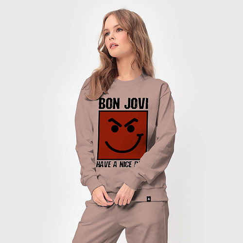 Женский костюм Bon Jovi: Have a nice day / Пыльно-розовый – фото 3