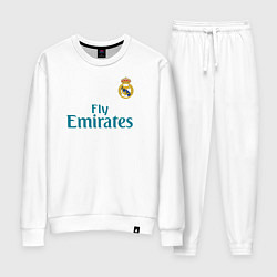 Костюм хлопковый женский Real Madrid: Ronaldo 07, цвет: белый