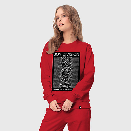 Женский костюм Joy Division: Unknown Pleasures / Красный – фото 3