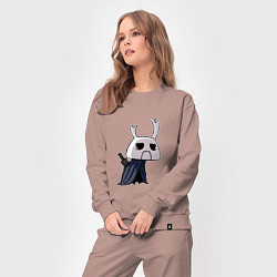 Костюм хлопковый женский Hollow Knight, цвет: пыльно-розовый — фото 2