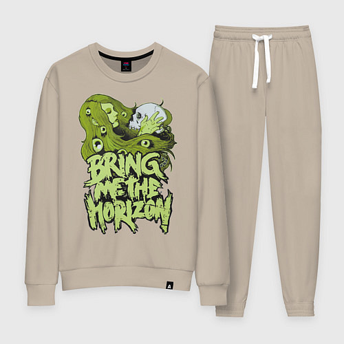 Женский костюм Bring Me The Horizon: Green Girl / Миндальный – фото 1