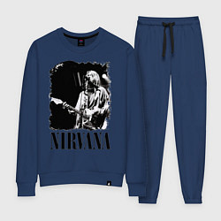 Костюм хлопковый женский Black Nirvana, цвет: тёмно-синий