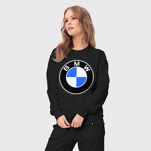 Женский костюм Logo BMW / Черный – фото 3