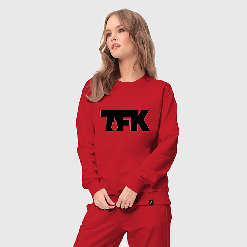 Женский костюм TFK: Black Logo / Красный – фото 3