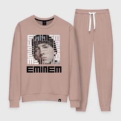 Костюм хлопковый женский Eminem labyrinth, цвет: пыльно-розовый
