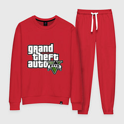 Костюм хлопковый женский GTA Five, цвет: красный