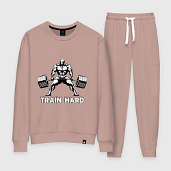 Женский костюм Train hard тренируйся усердно