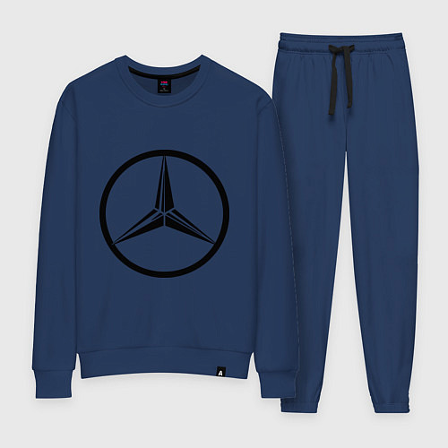 Женский костюм Mercedes-Benz logo / Тёмно-синий – фото 1
