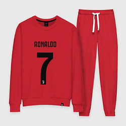 Костюм хлопковый женский RONALDO 7, цвет: красный