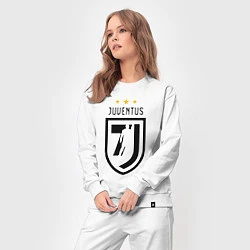 Костюм хлопковый женский Juventus 7J, цвет: белый — фото 2