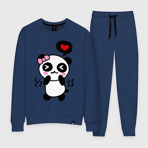 Женский костюм Panda girl / Тёмно-синий – фото 1