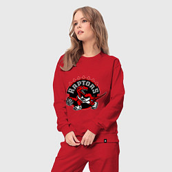 Костюм хлопковый женский Toronto, цвет: красный — фото 2