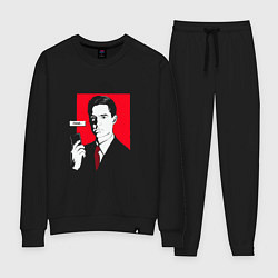 Костюм хлопковый женский Diane Call, цвет: черный