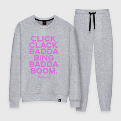 Женский костюм Click Clack Black Pink