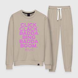 Женский костюм Click Clack Black Pink