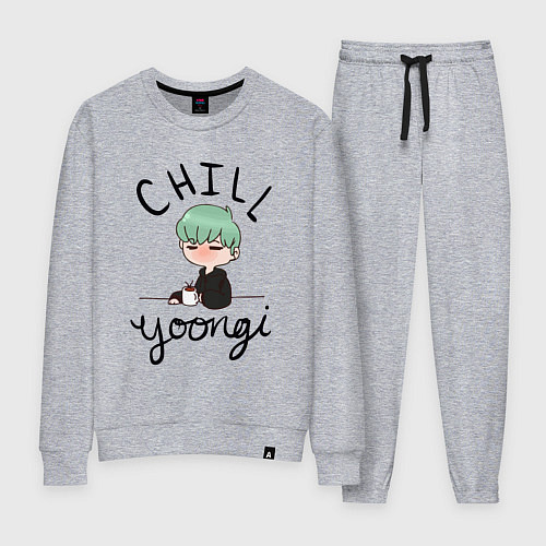 Женский костюм Chill Yoongi / Меланж – фото 1