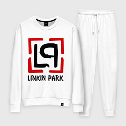 Костюм хлопковый женский Linkin park, цвет: белый