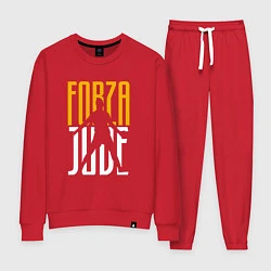 Костюм хлопковый женский Forza Juve, цвет: красный