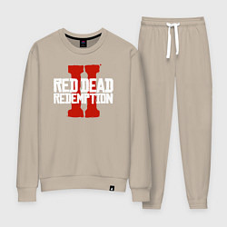 Костюм хлопковый женский RDR II, цвет: миндальный