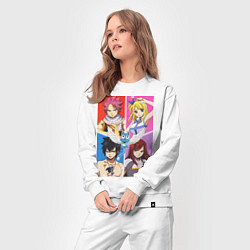 Костюм хлопковый женский Fairy Tail Team, цвет: белый — фото 2