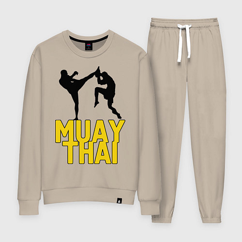 Женский костюм Muay Thai / Миндальный – фото 1