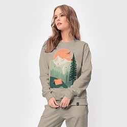 Костюм хлопковый женский Wood Adventure, цвет: миндальный — фото 2