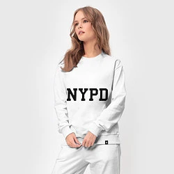 Костюм хлопковый женский NYPD, цвет: белый — фото 2