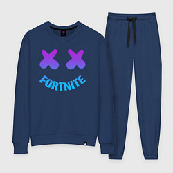 Костюм хлопковый женский FORTNITE x MARSHMELLO, цвет: тёмно-синий