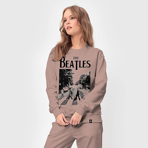 Женский костюм The Beatles: Mono Abbey Road / Пыльно-розовый – фото 3