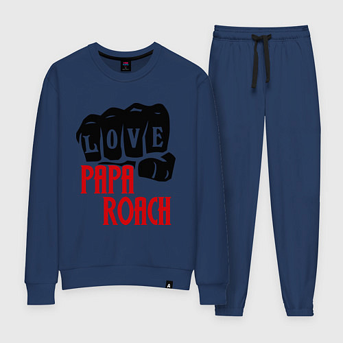 Женский костюм Love Papa Roach / Тёмно-синий – фото 1