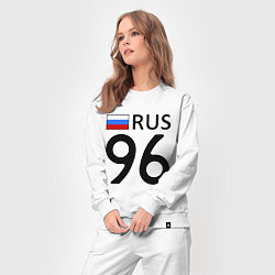 Костюм хлопковый женский RUS 96, цвет: белый — фото 2