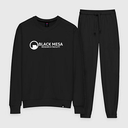 Костюм хлопковый женский Black Mesa: Research Facility, цвет: черный