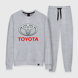 Костюм хлопковый женский TOYOTA, цвет: меланж